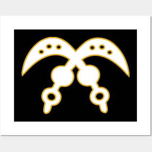 Akofena | Adinkra Symbol | African | African American | Black Lives Posters and Art